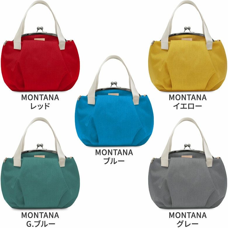 在庫商品】がま口バルーントートバッグ【Sarei コーデュラ(R) re/cor