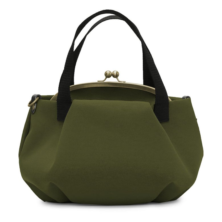 がま口バルーントートバッグ【Sarei コーデュラ(R) re/cor(TM)（コーデュラレコー）・MONTANA】