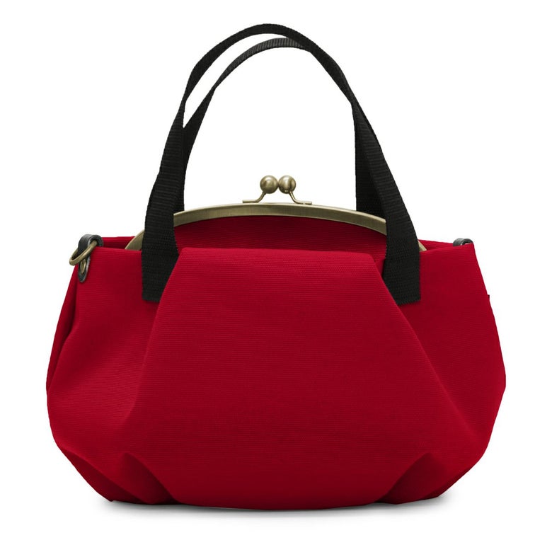 がま口バルーントートバッグ【Sarei コーデュラ(R) re/cor(TM)（コーデュラレコー）・MONTANA】