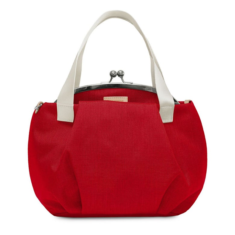 がま口バルーントートバッグ【Sarei コーデュラ(R) re/cor(TM)（コーデュラレコー）・MONTANA】