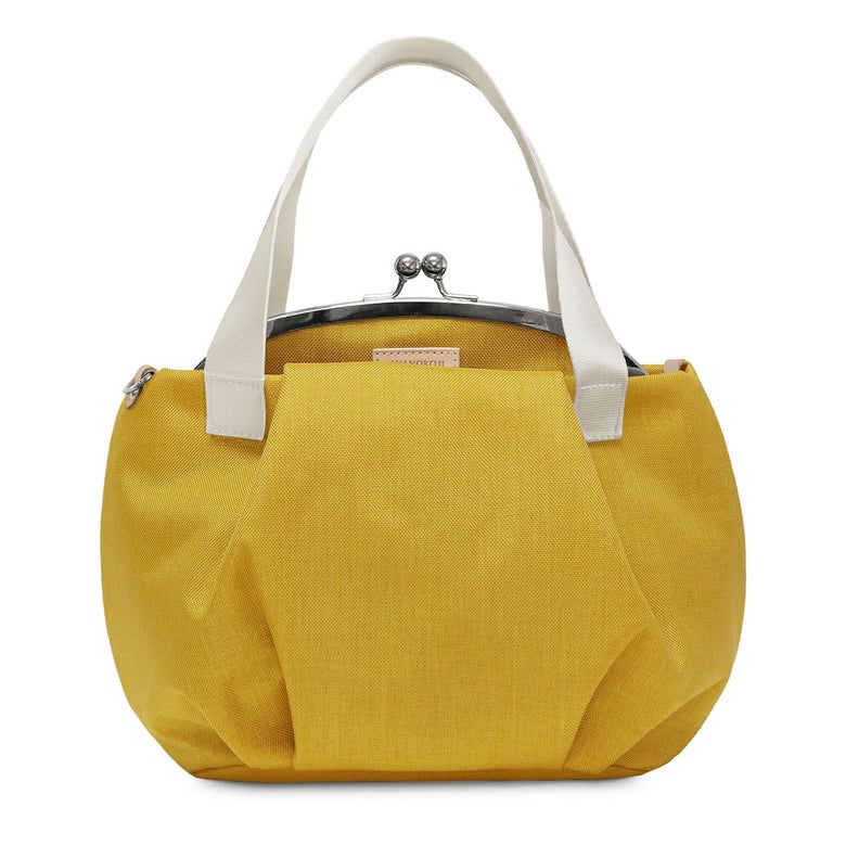 がま口バルーントートバッグ【Sarei コーデュラ(R) re/cor(TM)（コーデュラレコー）・MONTANA】