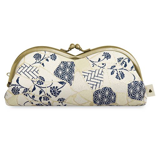 山型がま口メガネケース【Kintsugiジャガード】