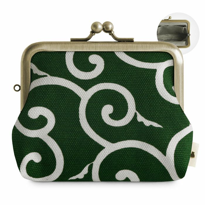 3.5寸がま口コインケース＋（プラス）【帆布・綿布（アソート）】