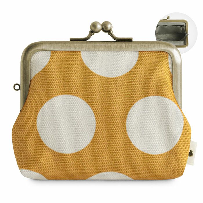 3.5寸がま口コインケース＋（プラス）【帆布・綿布（アソート）】