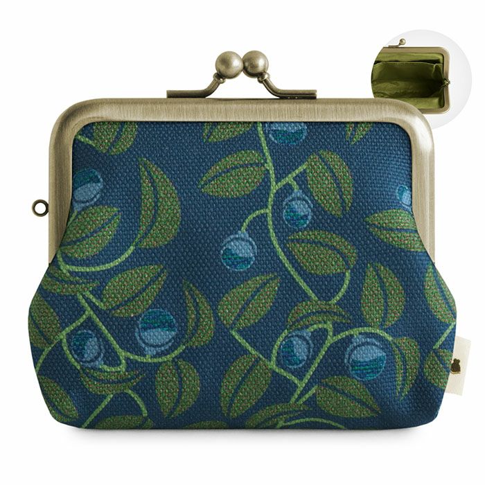 3.5寸がま口コインケース＋（プラス）【帆布・綿布（アソート）】