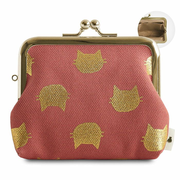 3.5寸がま口コインケース＋（プラス）【帆布・綿布（アソート）】