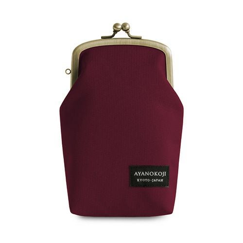 たて型がま口小物入れ【コーデュラ(R)】