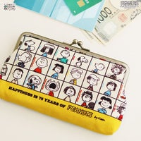6寸がま口平ポーチ【PEANUTS_75th ALLSTARS】
