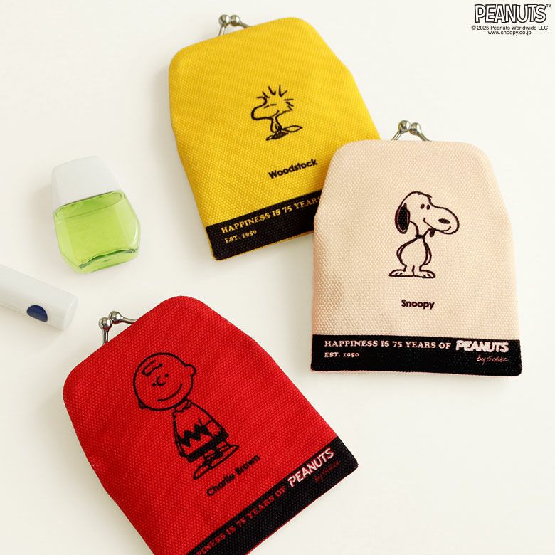 在庫商品】がまポチ袋【PEANUTS_75th ALLSTARS】 [M便 1/10] | がま口