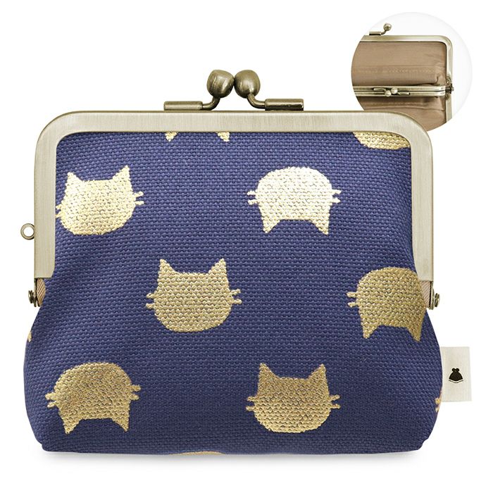 平親子がま口財布【帆布・綿布（アソート）】