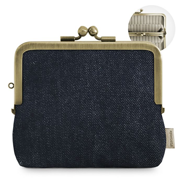 平親子がま口財布【帆布・綿布（アソート）】