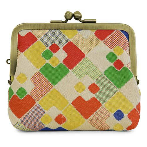 在庫商品】平親子がま口財布【金襴・帯地（アソート）】[M便 1/3