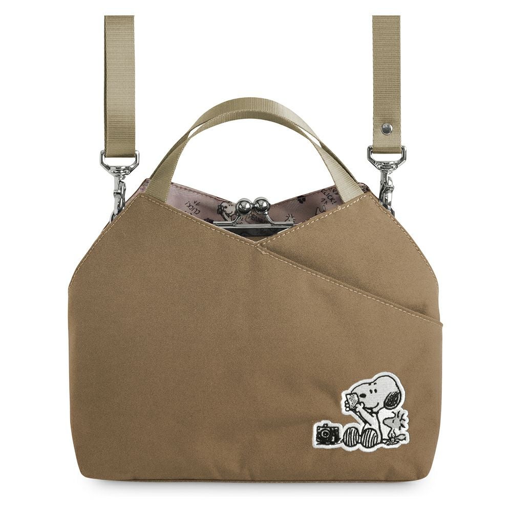 在庫商品】がま口レイヤードショルダーバッグ【PEANUTS_(S)25SS Sarei