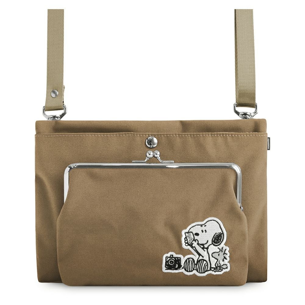 がま口ポケット付きサコッシュ【PEANUTS_(S)25SS】