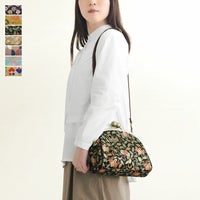 大玉がま口ポシェット【金襴・帯地（アソート）】
