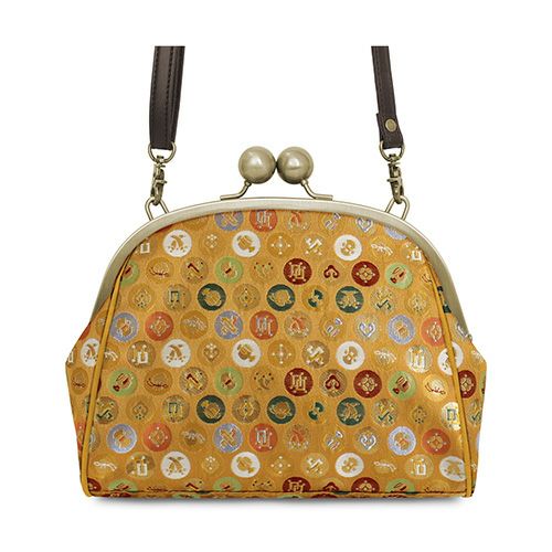 大玉がま口ポシェット【金襴・帯地（アソート）】