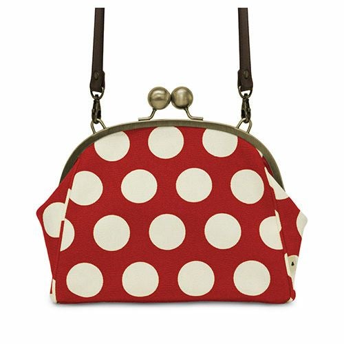 大玉がま口ポシェット【帆布 在庫限り（アソート）】