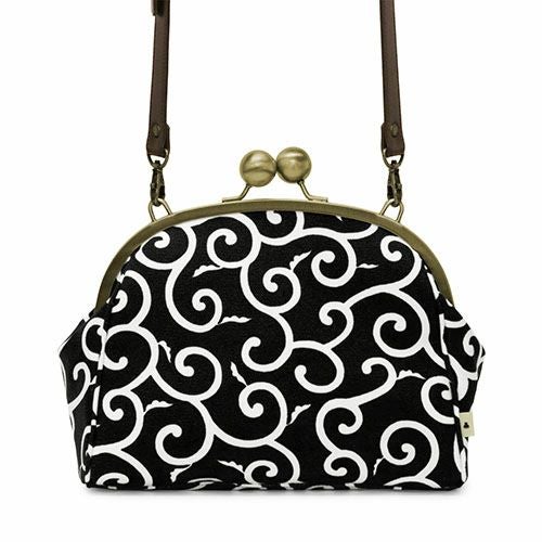 大玉がま口ポシェット【帆布 在庫限り（アソート）】