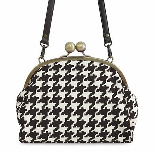 大玉がま口ポシェット【帆布 在庫限り（アソート）】