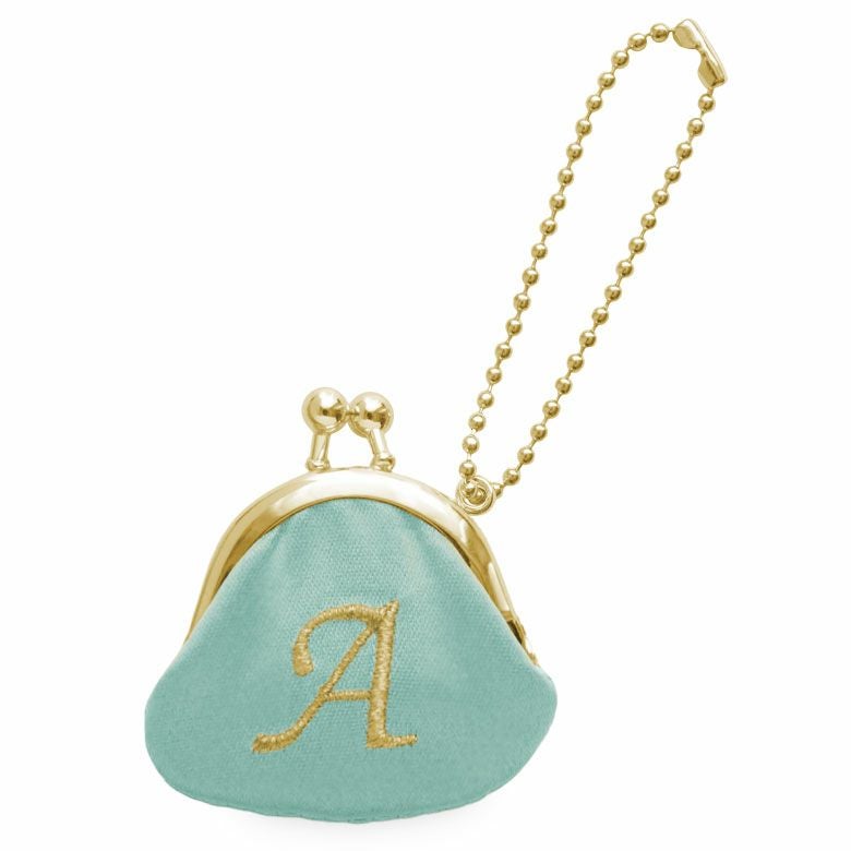 ミニがま口ストラップ【イニシャルストラップ4】