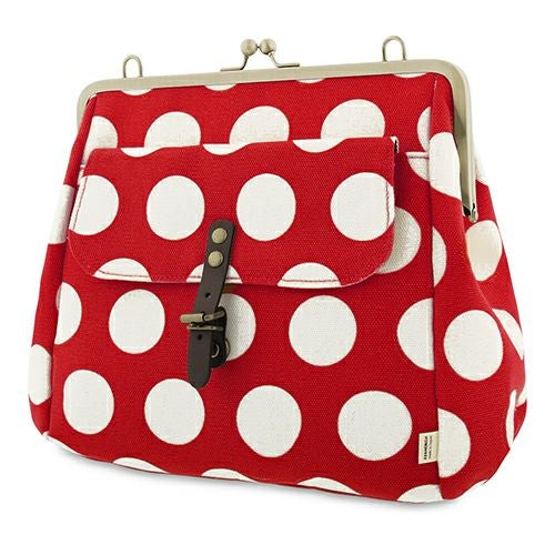 がま口フラップ2WAYリュック【帆布 在庫限り（アソート）】