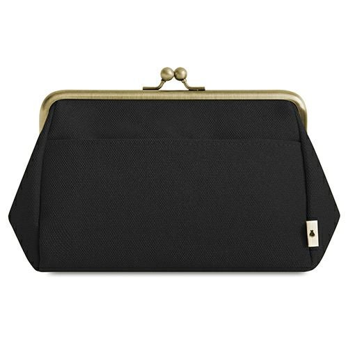 在庫商品】がま口トラベルポーチ（ライト）【帆布・綿布（アソート