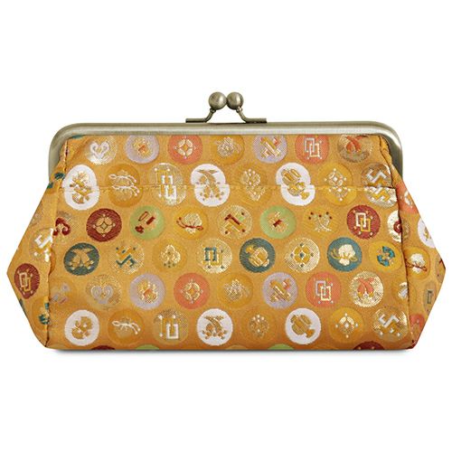 がま口トラベルポーチ（ライト）【金襴・帯地（アソート）】