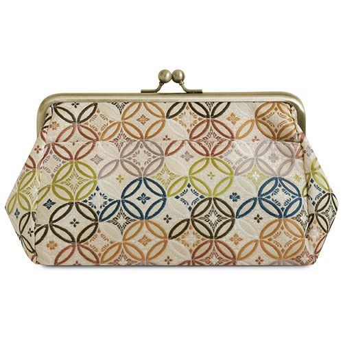 がま口トラベルポーチ（ライト）【金襴・帯地（アソート）】