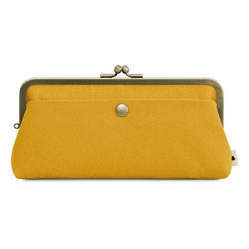 角丸親子がま口長財布【帆布・綿布（アソート）】