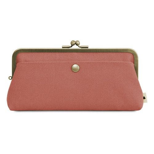 角丸親子がま口長財布【帆布・綿布（アソート）】