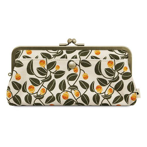 角丸親子がま口長財布【帆布・綿布（アソート）】