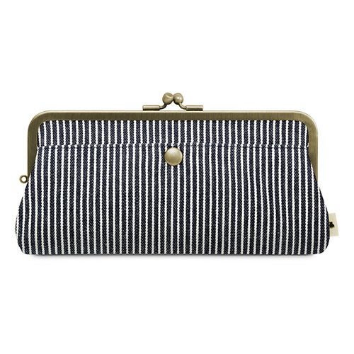 角丸親子がま口長財布【帆布・綿布（アソート）】