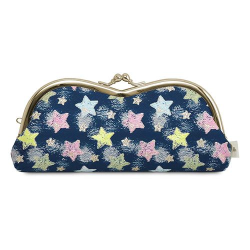 山型がま口メガネケース【シャイニースター】