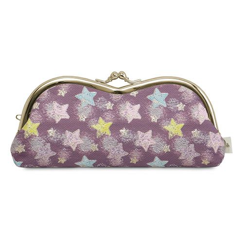 山型がま口メガネケース【シャイニースター】