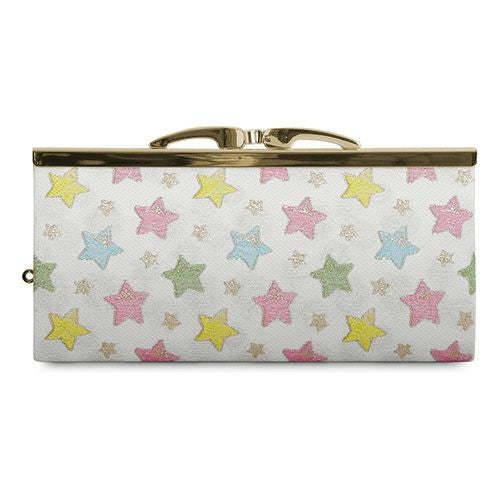 復刻型がま口長財布（マチなし）【シャイニースター】