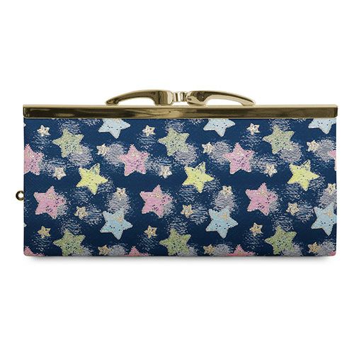 復刻型がま口長財布（マチなし）【シャイニースター】