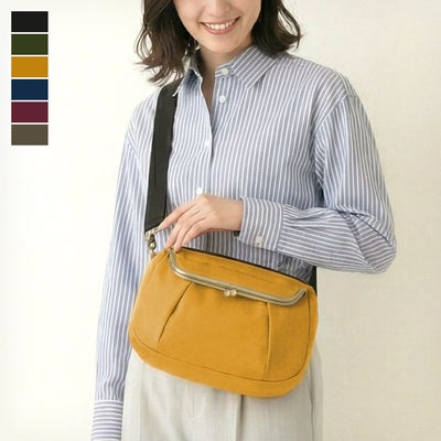 がま口ショルダーバッグころん【コーデュラ(R)】