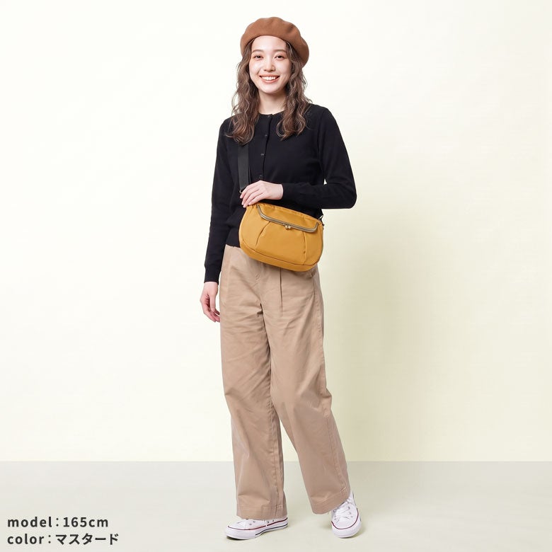 がま口ショルダーバッグころん【コーデュラ(R)】