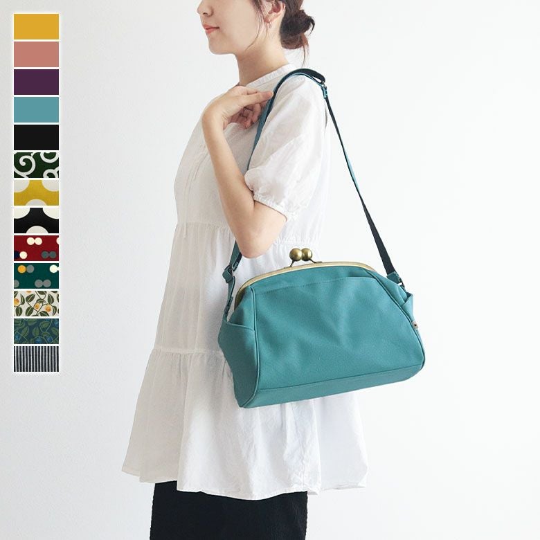 大玉がま口ショルダーバッグ｜AYANOKOJI