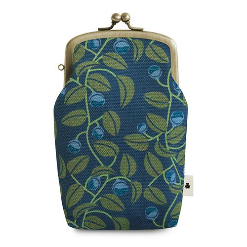 たて型がま口小物入れ【帆布・綿布（アソート）】