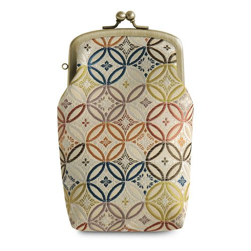 たて型がま口小物入れ【金襴・帯地（アソート）】