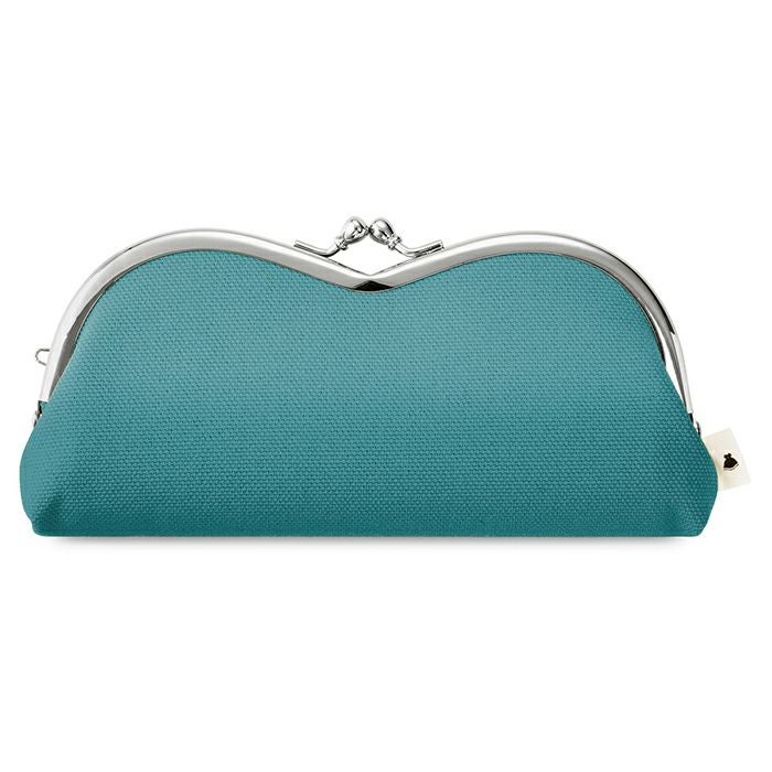 山型がま口メガネケース【帆布・綿布・デニム（アソート）】 