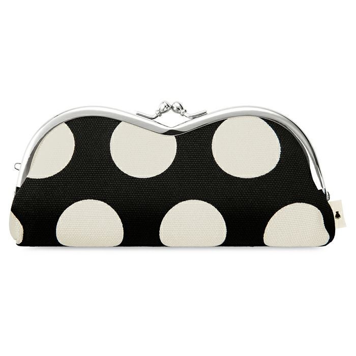 山型がま口メガネケース【帆布・綿布・デニム（アソート）】 