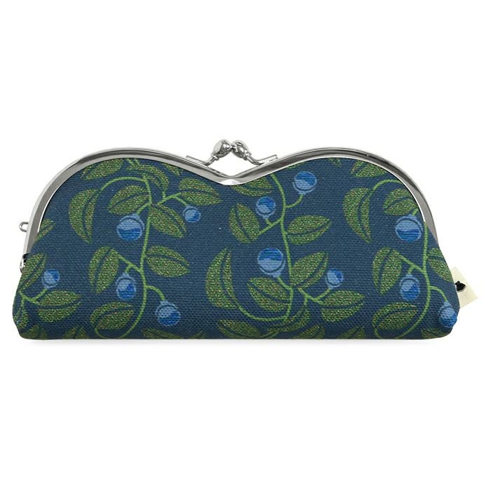 山型がま口メガネケース【帆布・綿布・デニム（アソート）】 