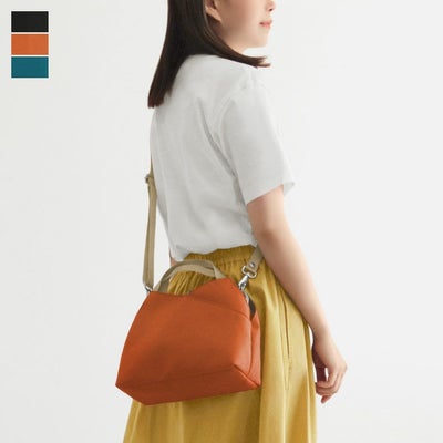 がま口レイヤードショルダーバッグ【Sarei リンク】