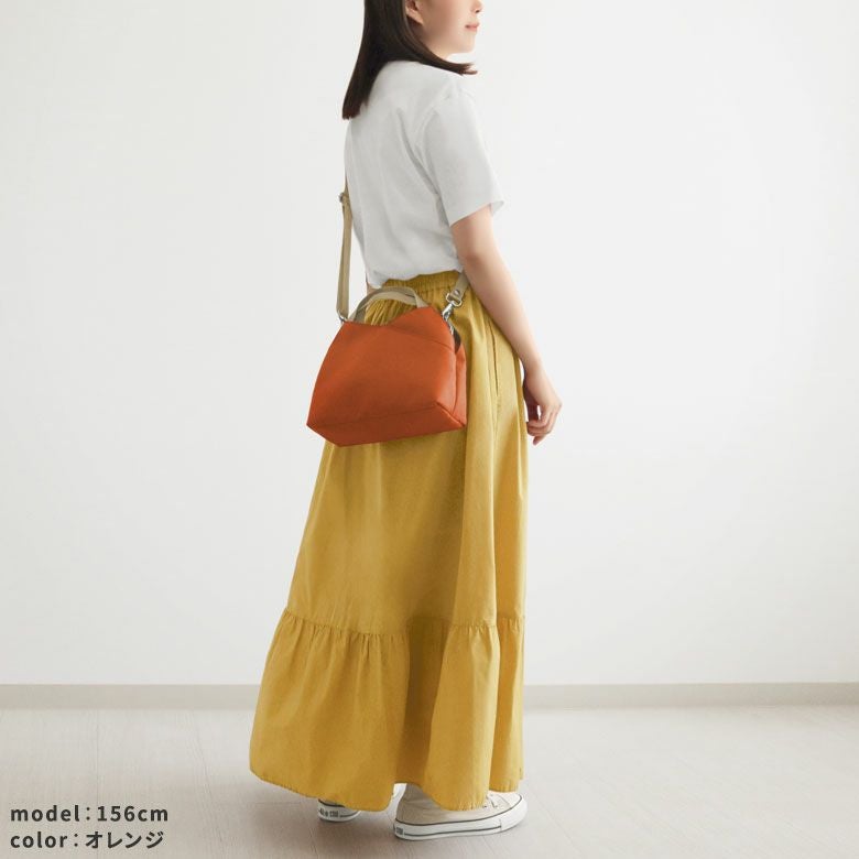 がま口レイヤードショルダーバッグ【Sarei リンク】