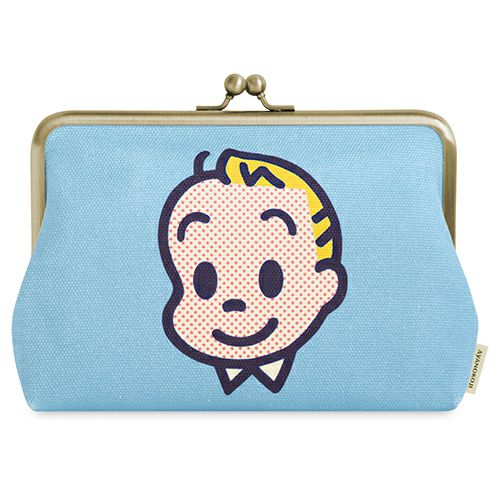 在庫商品】6寸がま口平ポーチ（マチあり）【OSAMU GOODS】 [M便 1/2