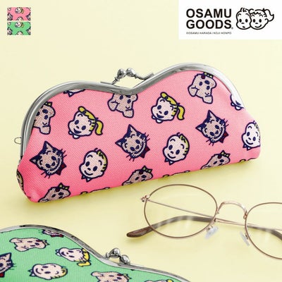 山型がま口メガネケース【OSAMU GOODS】