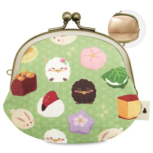 在庫商品】3.3寸がま口財布【ガマグチヨタカと和菓子】 [M便 1/5