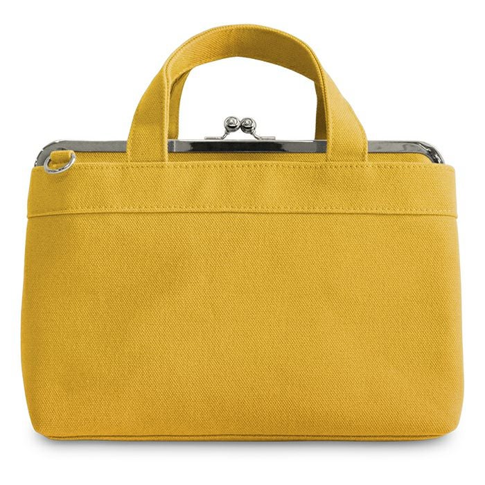 がま口手提げバッグ【帆布・綿布・デニム（アソート）】